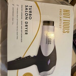 Hot Tools Pro Artist Turbo Salon Dryer - Black and White